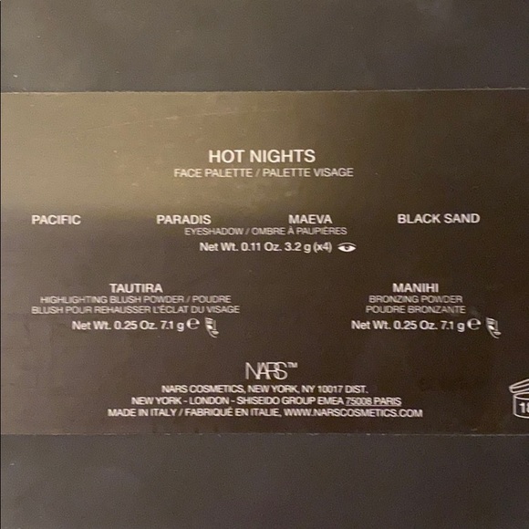 NARS Hot Nights Palette - Picture 2 of 5